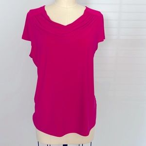 Fuschia Career Top by Kasper, sz 1X